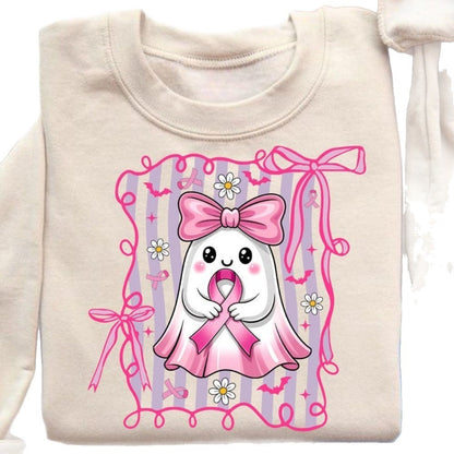 Damen Sweatshirt Geistermotiv Verspielt Norvielle