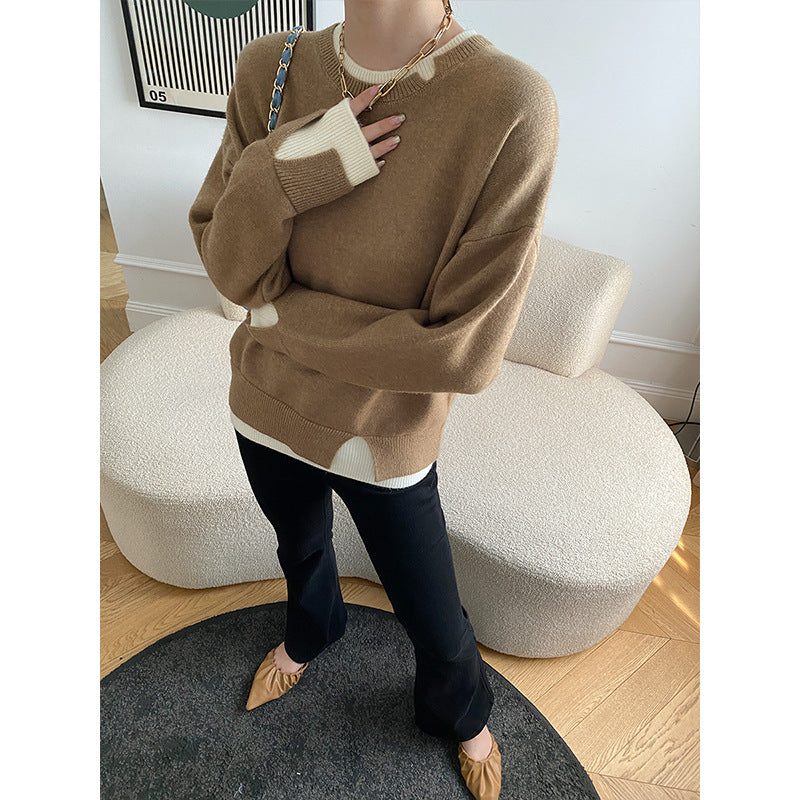 Damen Streifenpullover locker Norvielle