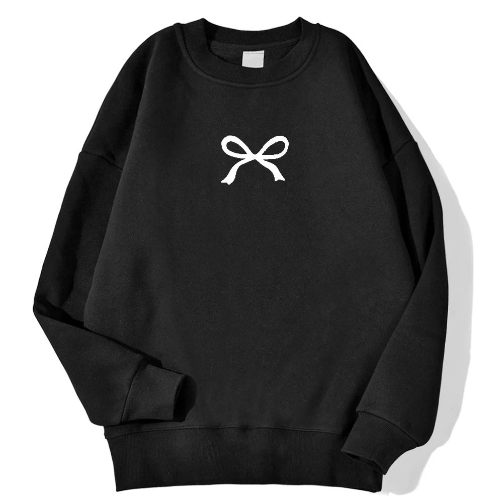 Damen Sweatshirt mit Schleifenmotiv Norvielle