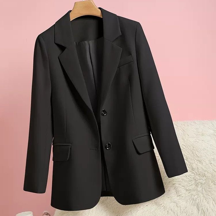 Damen Blazer Eleganter Schnitt Goldene Knöpfe