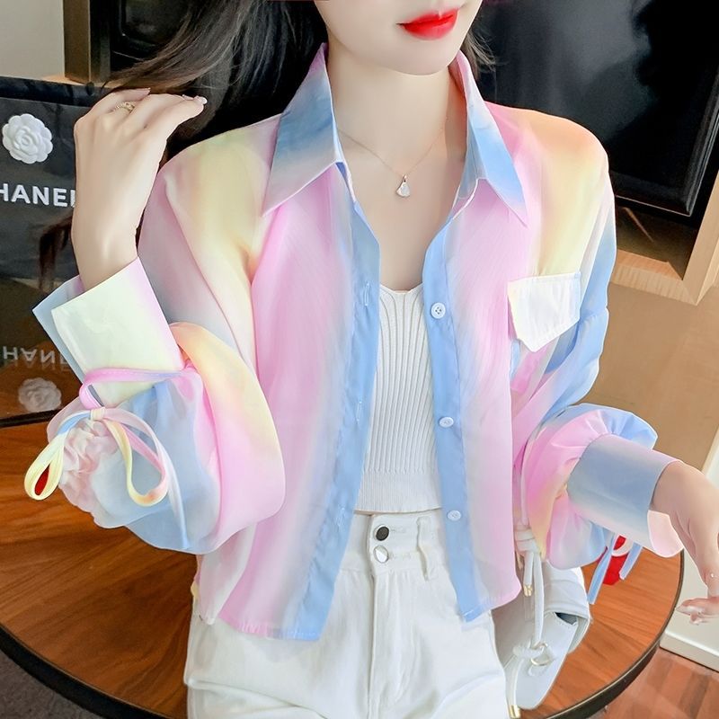 Damen Bluse Transparent mit Raffungen Norvielle - Norvielle