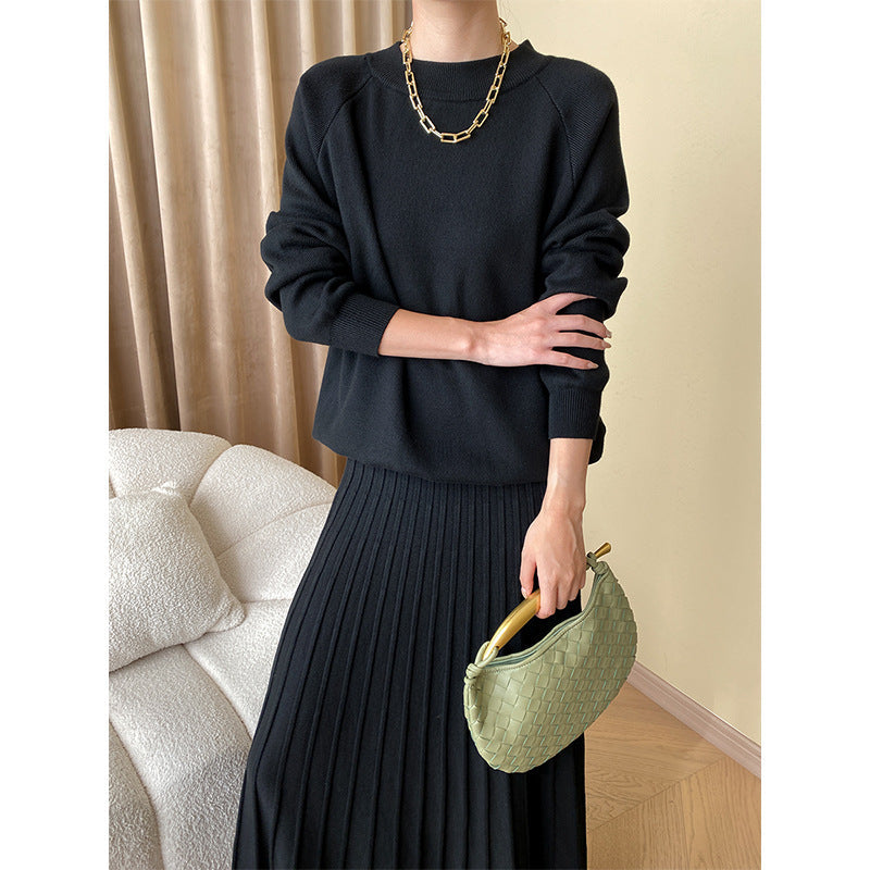 Damen Oversized Strickpullover Rippenstruktur Norvielle - Norvielle