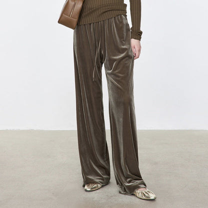 Damen Samt-Hose Bequem Norvielle