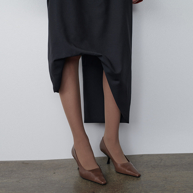 Damen Culotte Hochbund Seiteneinschnitte Norvielle
