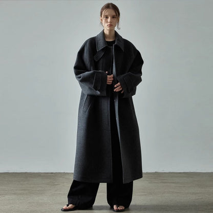 Damen Oversized Wollmantel Norvielle -> Damen Wollmantel Oversized