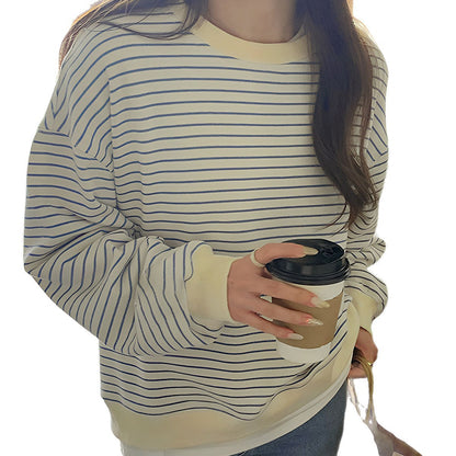 Damen Gestreifter Pullover Norvielle