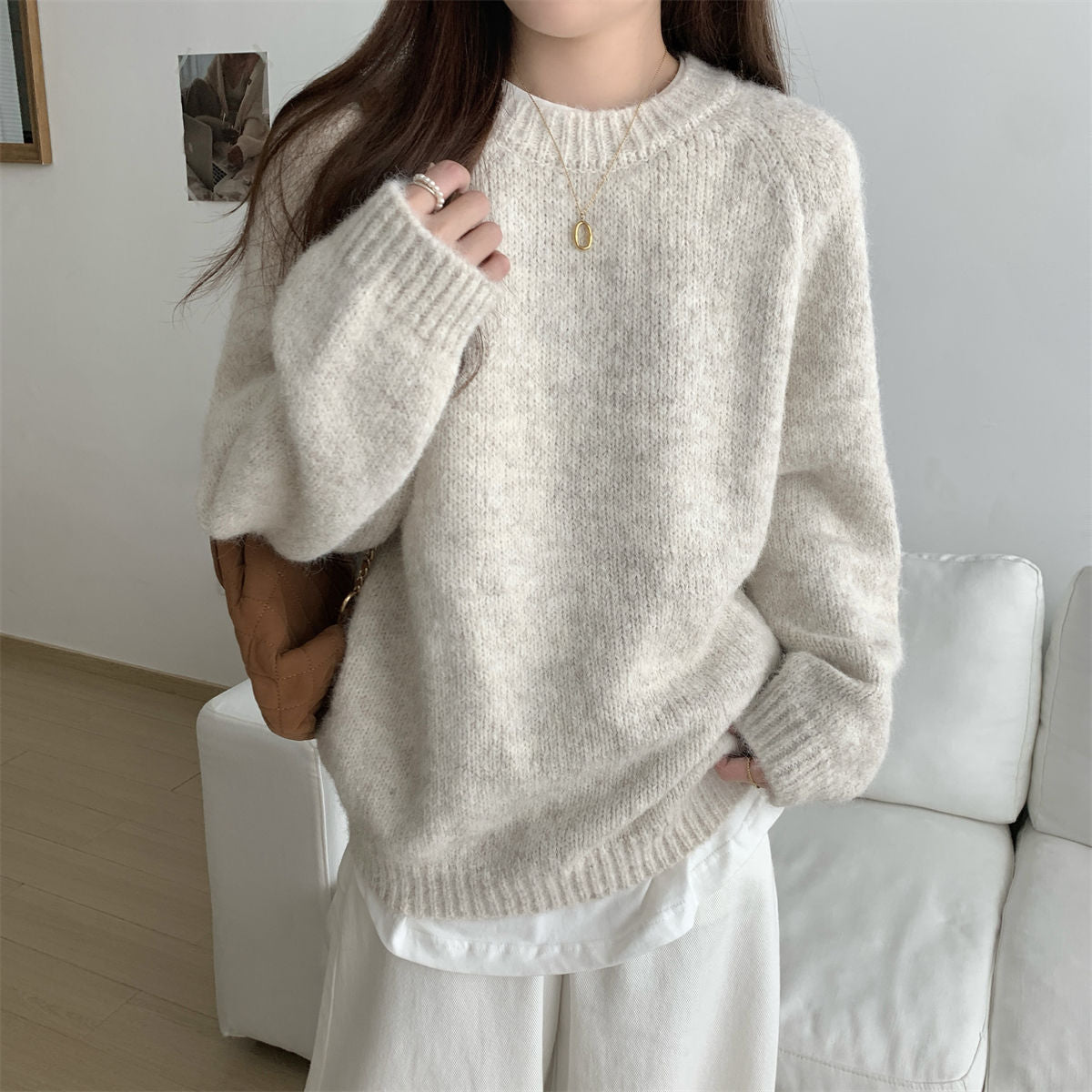Damen Oversized-Pullover Kuschelig Norvielle - Norvielle