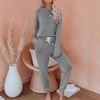 Damen Lounge-Set Oversized-Pullover und Hose Bequem Norvielle