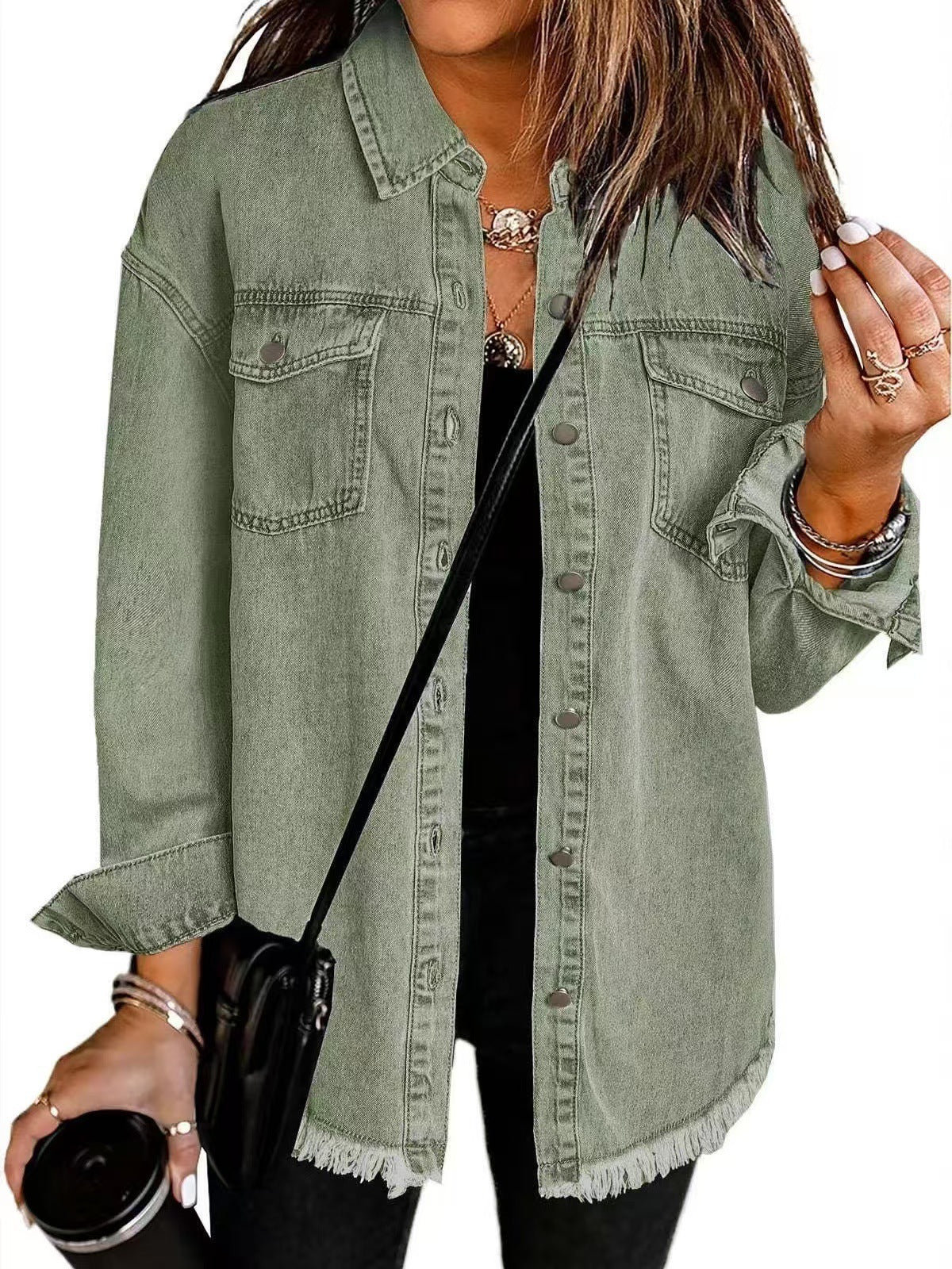 Klassische Damen Jeansjacke