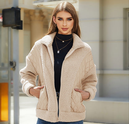 Damen Fleecejacke Steppdetails Praktische Taschen Norvielle