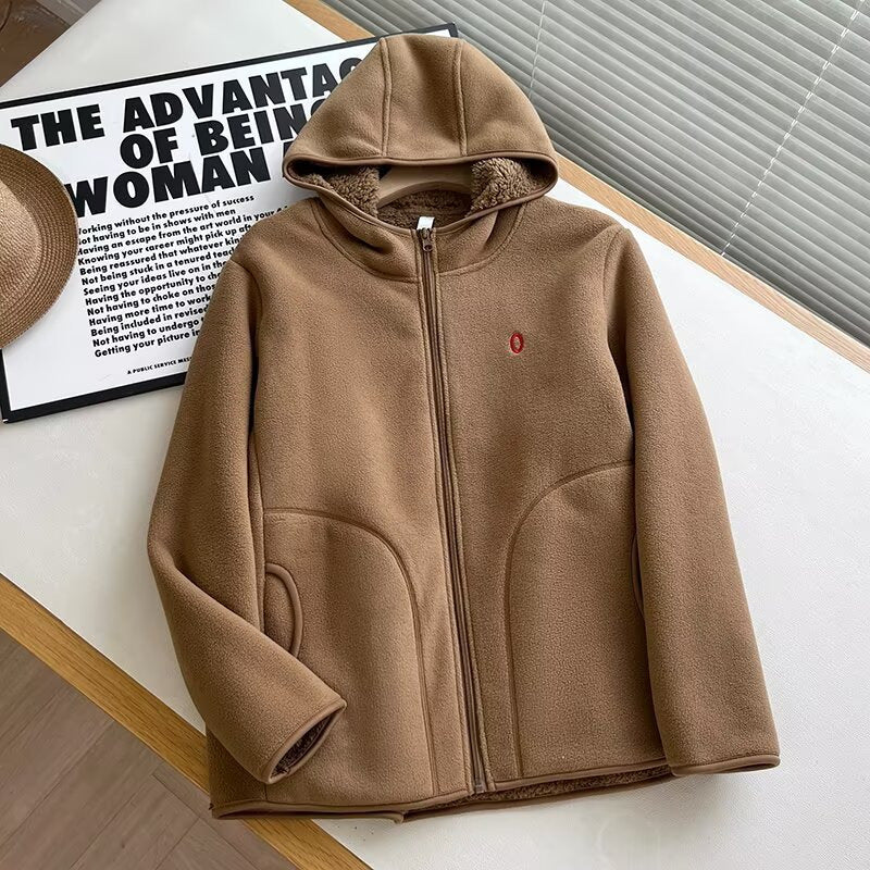 Damen Fleecejacke Warm Kuscheliges Innenfutter Norvielle