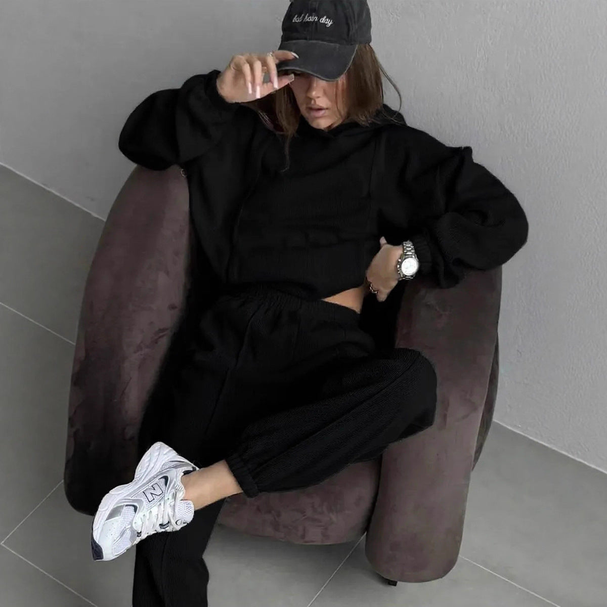 Damen Fleece Freizeitanzug Norvielle