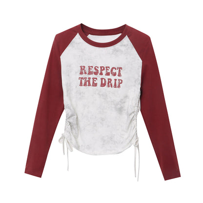 Damen Raglan-Shirt mit Aufdruck Modern Design