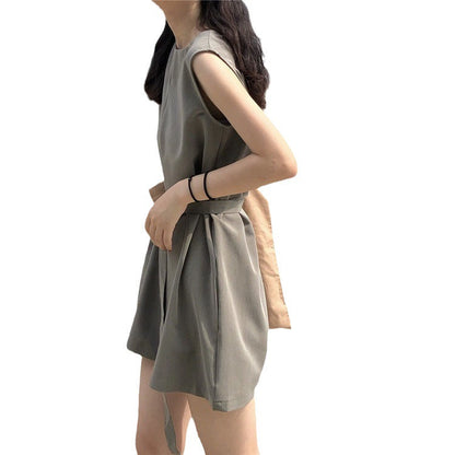 Damen Jumpsuit Tailliert Polyester Praktische Taschen