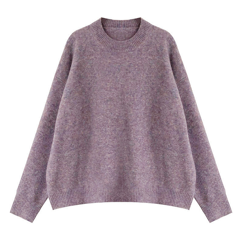 Damen Oversized Strickpullover Rippdetails Norvielle