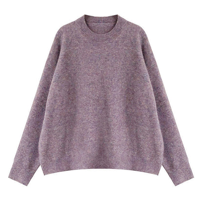 Damen Oversized Strickpullover Rippdetails Norvielle