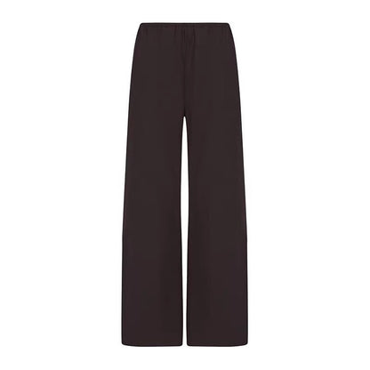 Damen Weite Stoffhose Elastischer Bund Norvielle