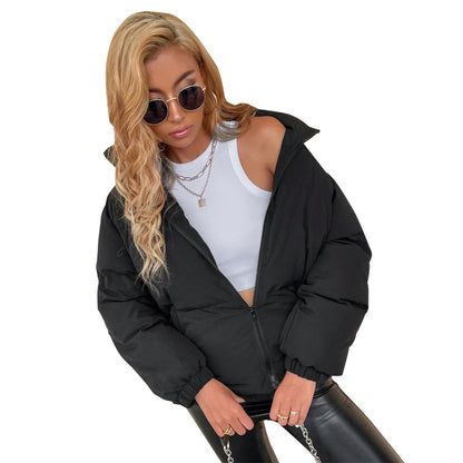 Damen Steppjacke Leicht Reißverschluss Sportlich