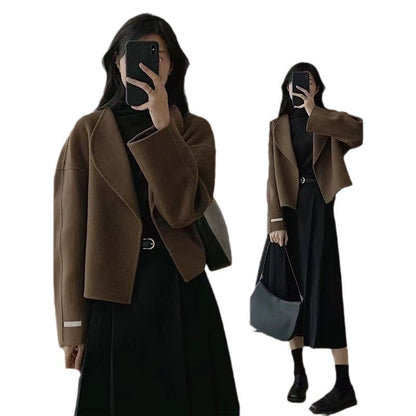 Damen Kurzjacke Norvielle Modisch Schnitt Detailnähte
