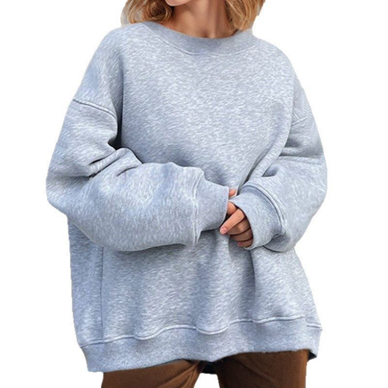 Damen Oversized Sweatshirt Weiter Schnitt Lässig Norvielle
