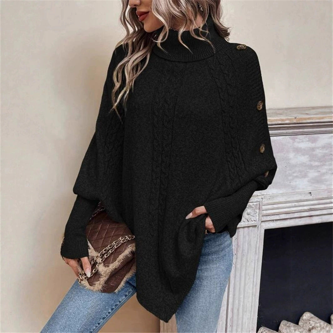 Damen Strickpullover Rollkragen Norvielle