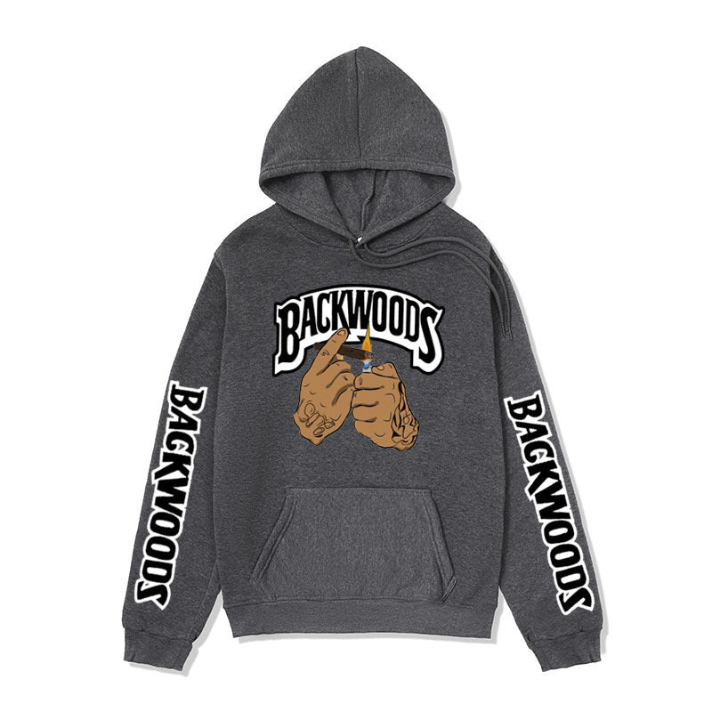 Damen Kapuzensweater mit Grafikdesign und Kängurutaschen