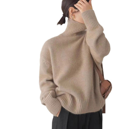 Damen Rollkragenpullover aus Wolle Norvielle