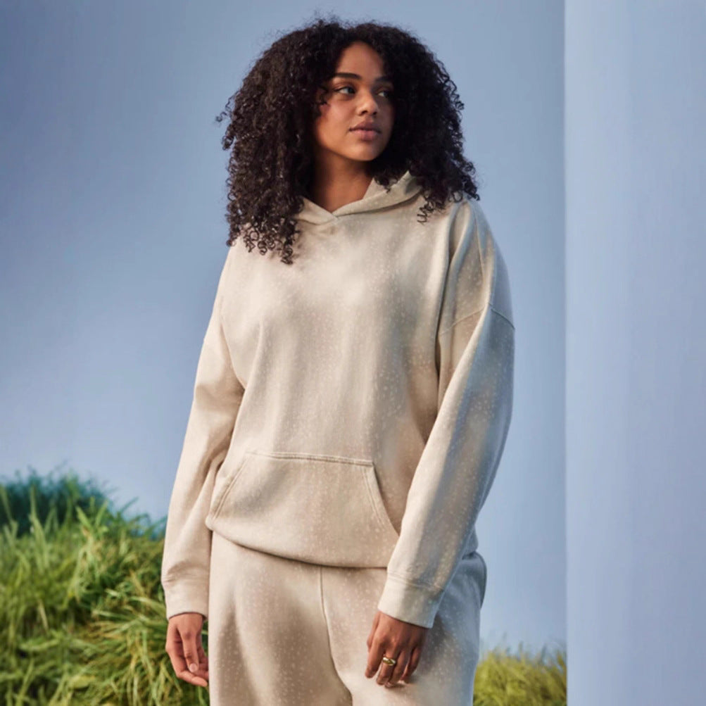 Damen Sweatshirt Jogginghose Set Kuschelig Norvielle