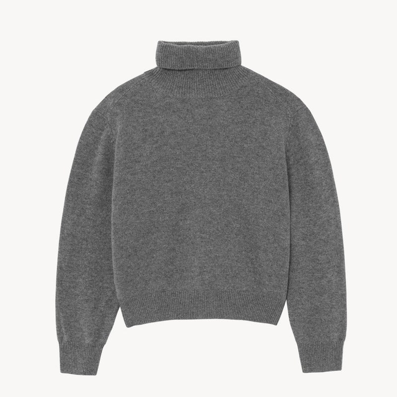 Damen Rollkragenpullover aus Strick Norvielle Weich Beige