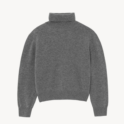 Damen Rollkragenpullover aus Strick Norvielle Weich Beige