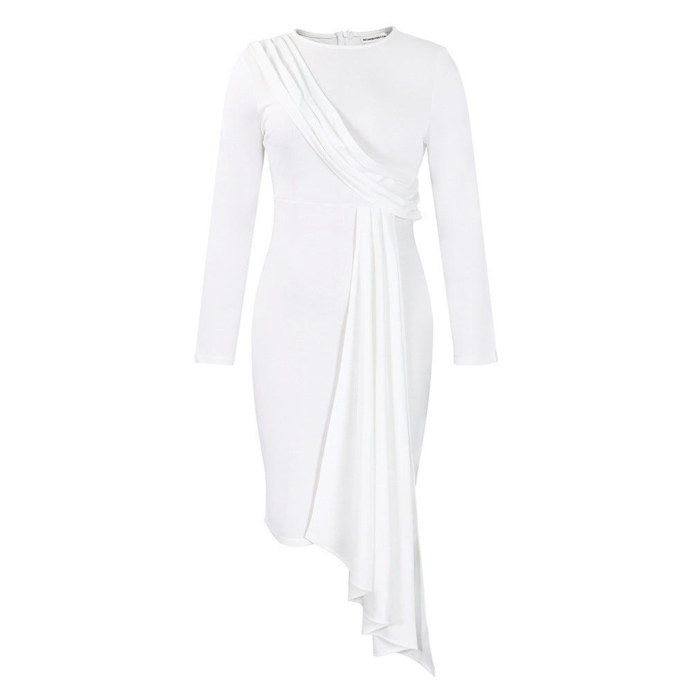 Damen Abendkleid Drapiert Norvielle