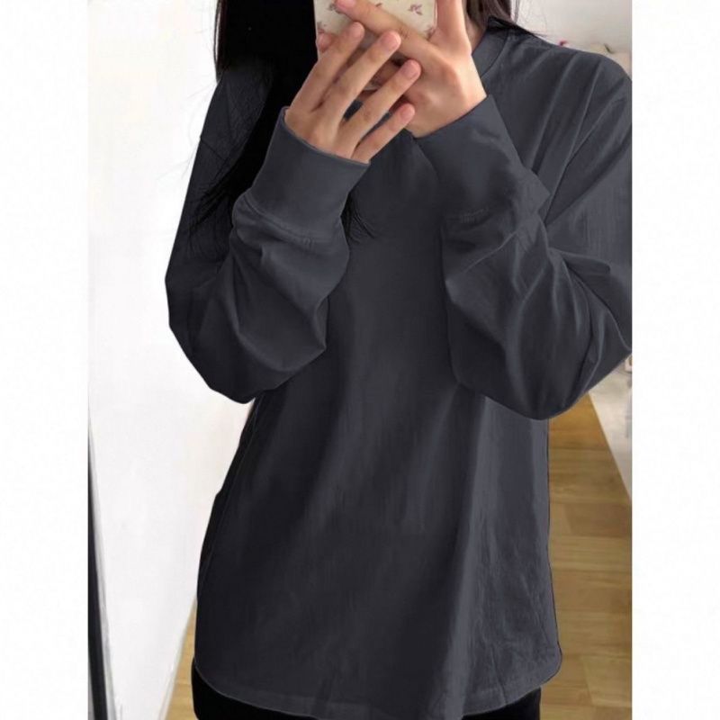 Damen Langarmshirt Bequem Leicht Norvielle
