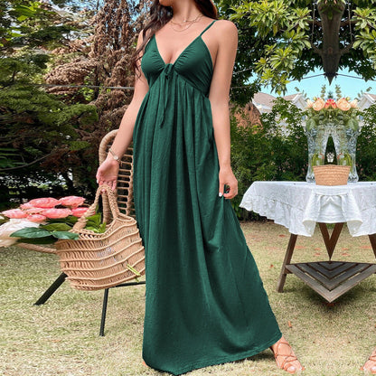 Damen Maxikleid Locker Passform Verstellbare Träger Norvielle