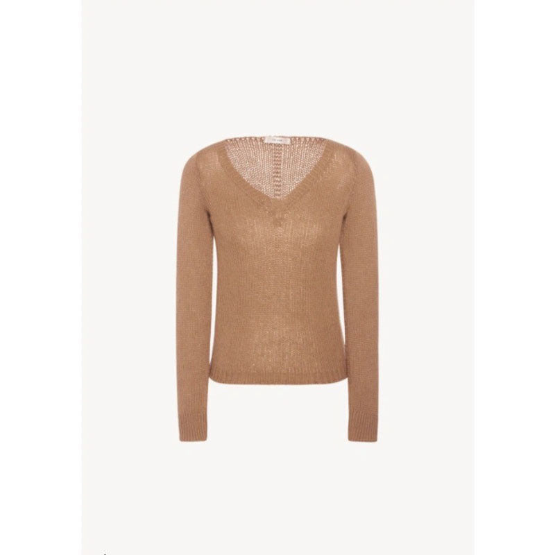 Damen Pullover V-Ausschnitt Kuschelfleece Norvielle