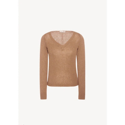 Damen Pullover V-Ausschnitt Kuschelfleece Norvielle
