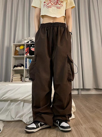 Damen Cargo-Hose Elastischer Bund Praktische Seitentaschen Norvielle