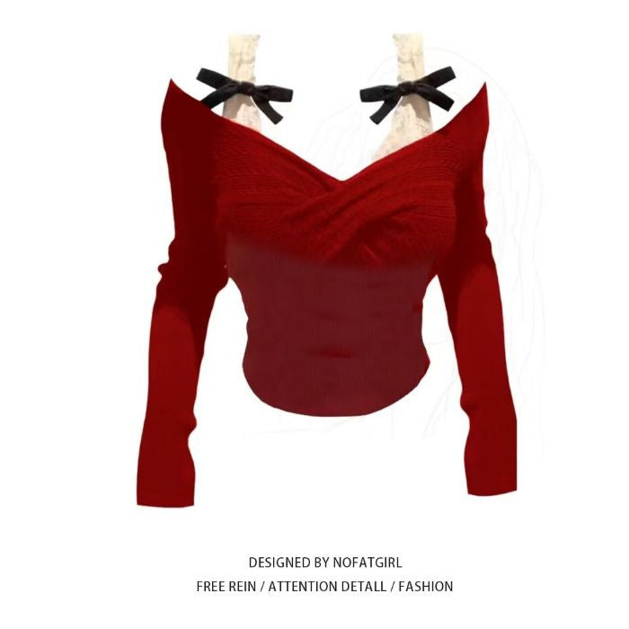 Damen Langarmshirt Spitzenakzent Elegante Raffung Weiß