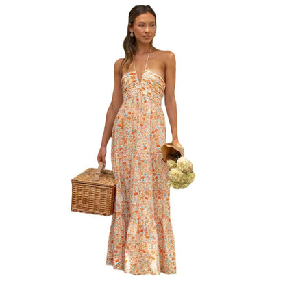 Damen Maxikleid Floralmuster Norvielle