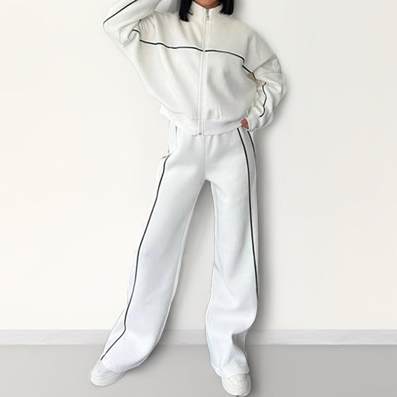 Damen Sportset Weiches Material Hohe Beininserts Norvielle