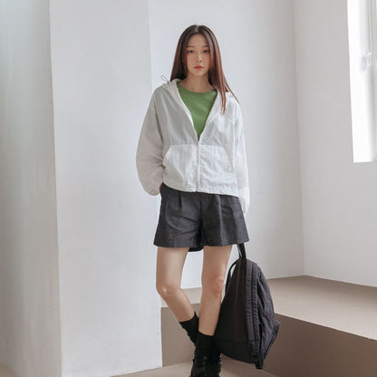 Damen Winddichte Kurzjacke Leicht Norvielle