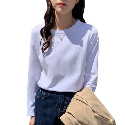 Damen Langarmshirt Klassischer Rundhalsausschnitt Norvielle