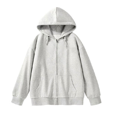 Damen Kapuzen-Sweatjacke Ergonomisch Reißverschluss