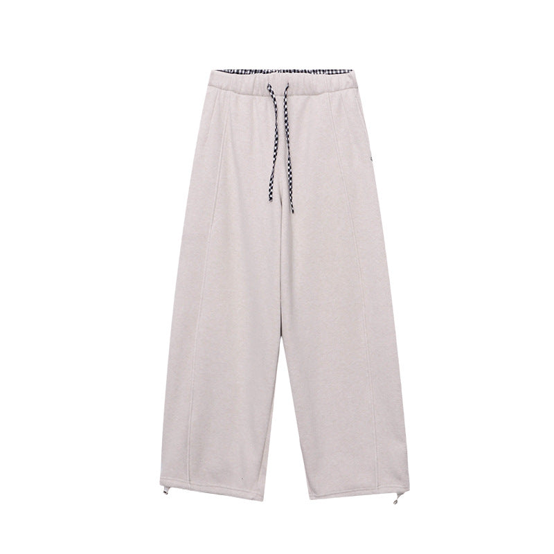 Damen Jogginghose Hochtaillig Weite Passform Norvielle