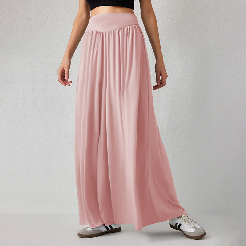 Damen Palazzo-Hose Weit mit hohem Bund Norvielle - Norvielle