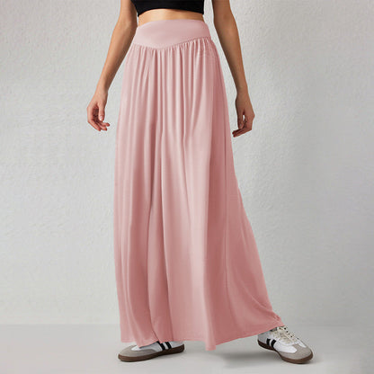 Damen Palazzo-Hose Weit mit hohem Bund Norvielle - Norvielle