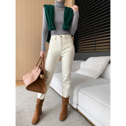Damen Strickjacke Gestreift Hochkragen Praktische Taschen Norvielle