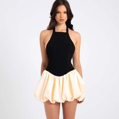 Damen Trägerkleid Schwingrock Taschen - Norvielle