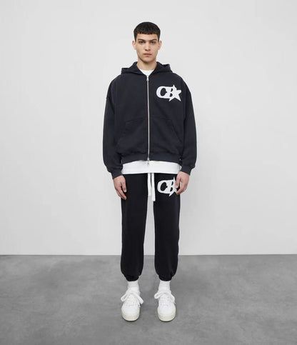 Herren Kapuzensweatjacke Bequemer Bund Norvielle