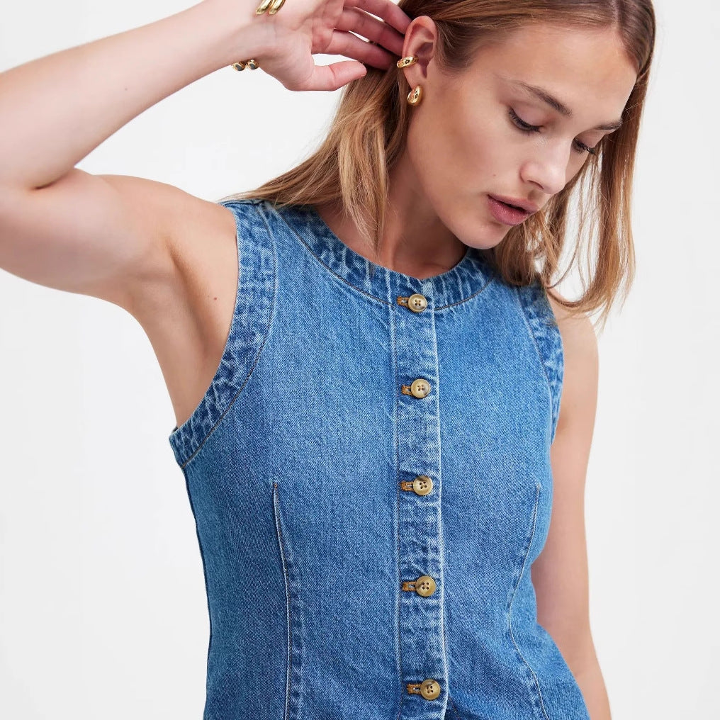 Damen Denimweste Norvielle