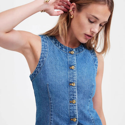 Damen Denimweste Norvielle